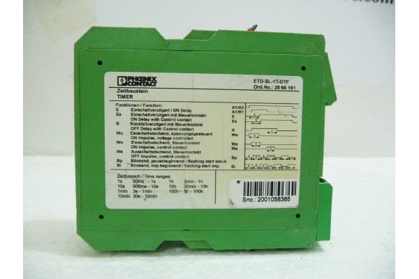 Zeitbaustein Timer Relay, ETD-SL-1T-DTF, Phonix Contact GmbH